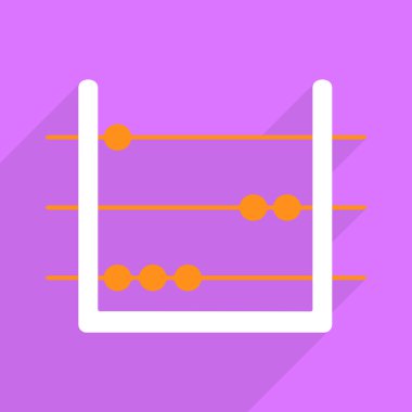 Web Simgeler modern tasarım için mobil gölge, abaküs