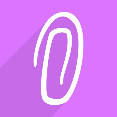 Mobil gölge, ataş için Web Simgeler modern tasarım