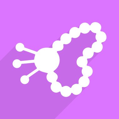 Mobil gölge, boncuk için Web Simgeler modern tasarım