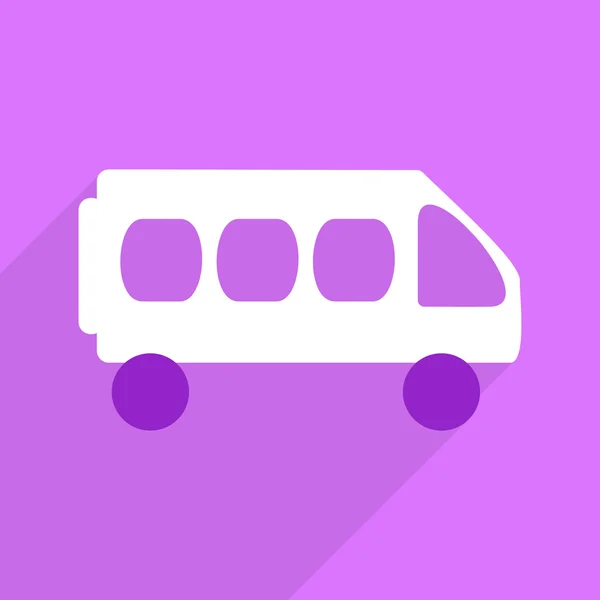 Ikony WWW nowoczesny design dla mobilnych cień, autobus — Wektor stockowy