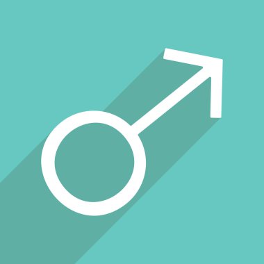 Mobil gölge, sembolü adamları için Web Simgeler modern tasarım