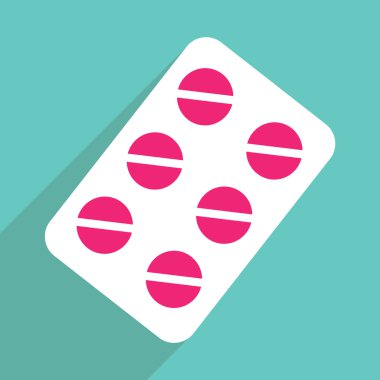 Mobil gölge, ilaç, ilaç için Web Simgeler modern tasarım