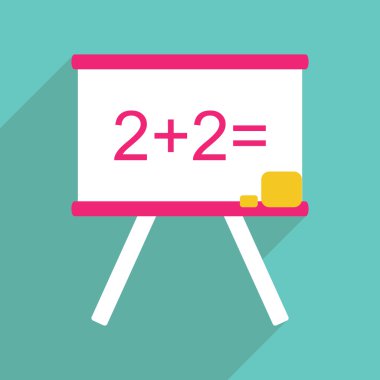 Web Simgeler modern tasarım mobil gölge, beyaz tahta için