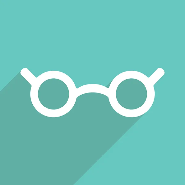 Web ikoner modern design för mobila skugga, glasögon — Stock vektor
