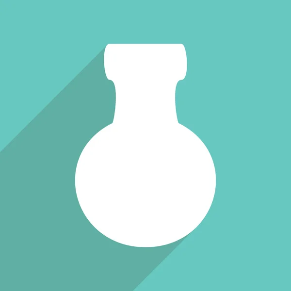 Web ikoner modern design för mobila skugga, kolv, flaska — Stock vektor