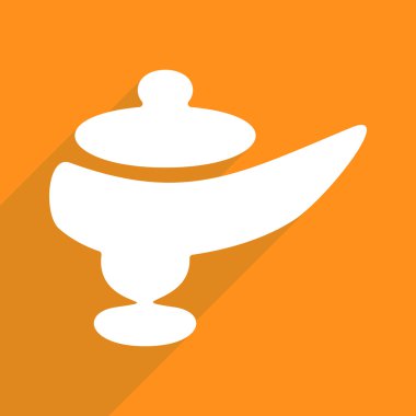 Mobil gölge, Ramazan su ısıtıcısı için Web Simgeler modern tasarım