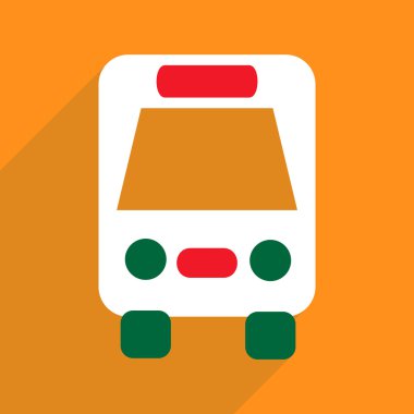 Mobil gölge, kamyon için Web Simgeler modern tasarım