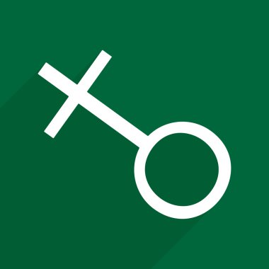 Mobil gölge, kadın sembolü için Web Simgeler modern tasarım