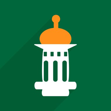 Mobil gölge, Ramazan Kareem için Web Simgeler modern tasarım