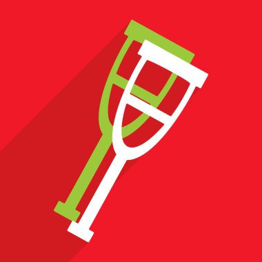 Mobil gölge, koltuk değneği için Web Simgeler modern tasarım