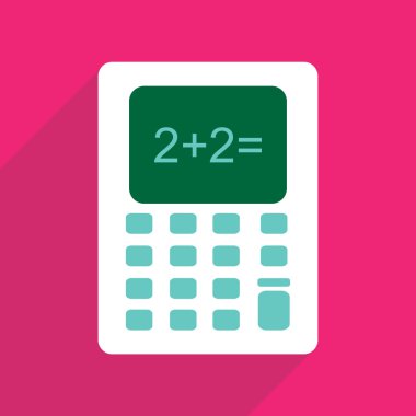 Web Simgeler modern tasarım mobil gölge için hesap makinesi