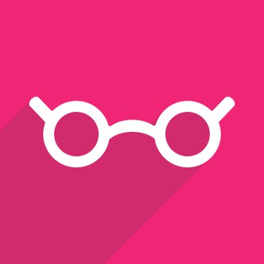 Mobil gölge, gözlük için Web Simgeler modern tasarım