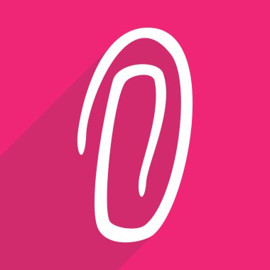 Mobil gölge, ataş için Web Simgeler modern tasarım