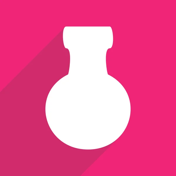 Web ikoner modern design för mobila skugga, kolv, flaska — Stock vektor