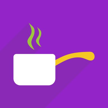 Düz gölge ve modern simgesi tasarım turk