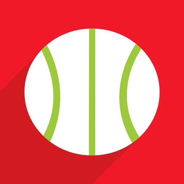 Design plano com sombra e basquete ícone moderno — Vetor de Stock