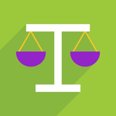 Düz çizmek ile gölge ve modern simgesini yatay ölçek