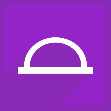 Gölge ve modern tasarım iletki ile düz simgesi