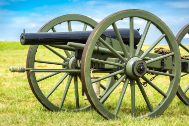 Gettysburg battlefield cannon clipart