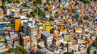 Rio's Rocinha favela clipart