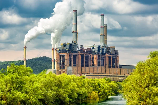 Coal power station — Stok fotoğraf