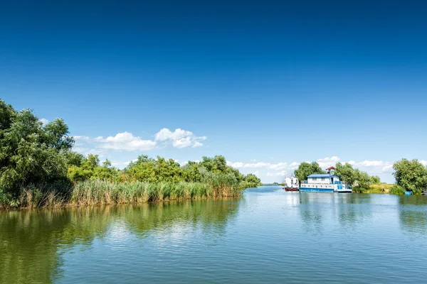 Paisaje típico del Delta del Danubio — Foto de Stock