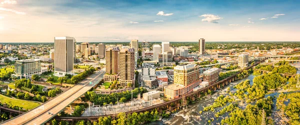 Luchtpanorama van Richmond, Virginia — Stockfoto