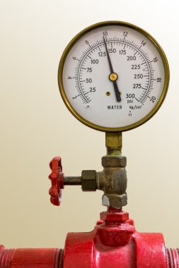 Water pressure meter clipart