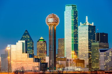 Dallas skyline clipart