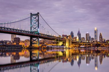 Ben Franklin bridge clipart