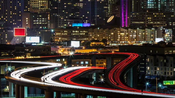 高速道路のトラフィックのコース — ストック写真