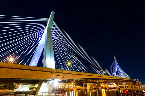 Міст zakim бункер Хілл — стокове фото