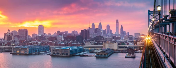 Filadelfia horizonte panorama — Foto de Stock
