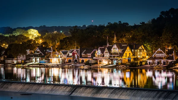 A Boathouse sor, Philadelphia — Stock Fotó