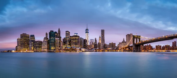 Distrito Financeiro de Nova Iorque — Fotografia de Stock