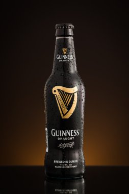 Draught Guinness bottle clipart