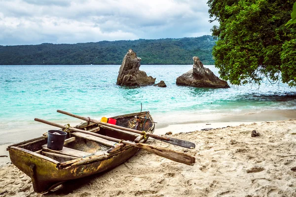 ชายหาดใน Cayo Levantado — ภาพถ่ายสต็อก