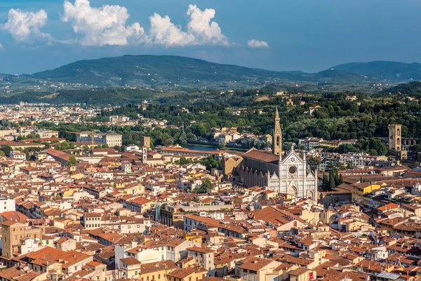 Floransa 'nın havadan görünüşü, İtalya — Stok fotoğraf