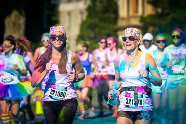 Color vibe 5k race — Stock Photo, Image