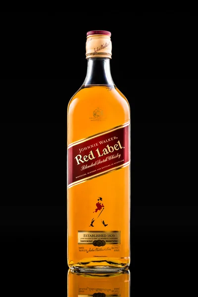 Johnnie Walker botella de whisky — Foto de Stock