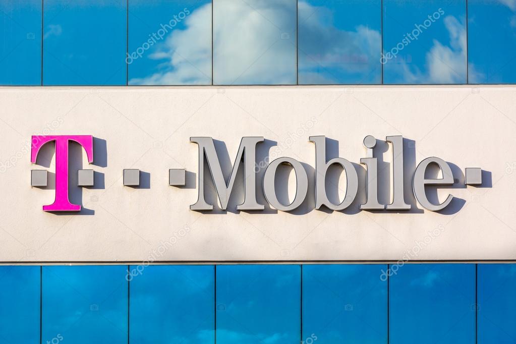 PARSIPPANY, NJ, USA - MARCH 30, 2015: Facade of the T-Mobile USA regional headquarters. T-Mobile US is a subsidiary of T-Mobile International AG. It provides wireless voice, messaging, and data services in USA.