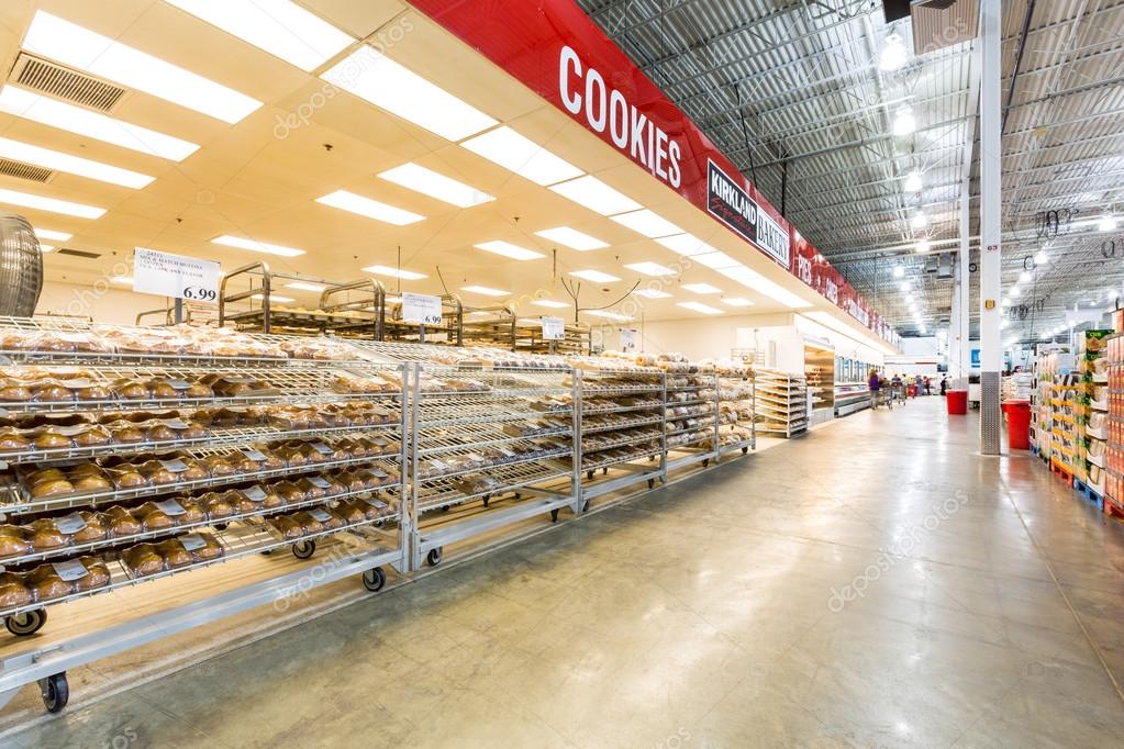 Bakery aisle in a Costco store Stock Editorial Photo © mandritoiu