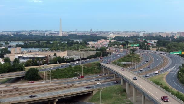 Panoráma města Washington D.C. — Stock video