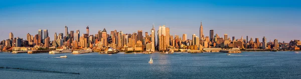 New Yorker Stadtpanorama. — Stockfoto