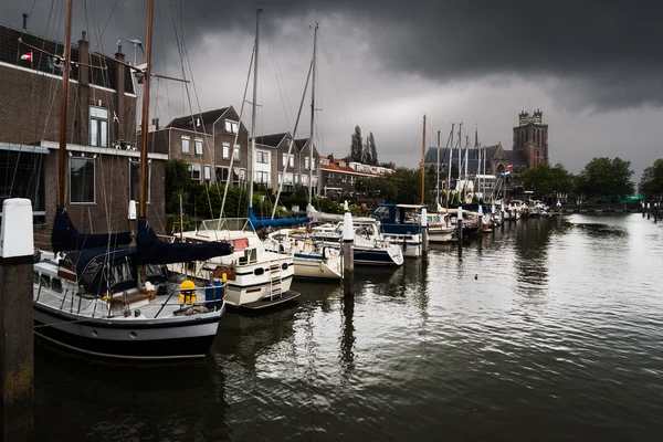 Portu wewnętrznego Dordrecht — Zdjęcie stockowe