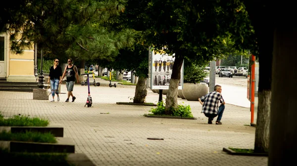 Calles Casas Distritos Edificios Estructuras Ciudad Rostov Don —  Fotos de Stock