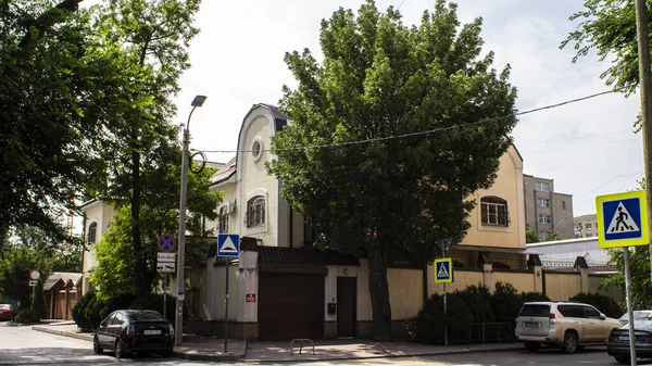 Calles Casas Distritos Edificios Estructuras Ciudad Rostov Don — Foto de Stock