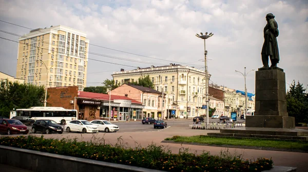 Straten Huizen Wijken Gebouwen Structuren Stad Rostov Don — Stockfoto