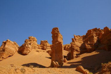 Big stones in the Charyn canyon