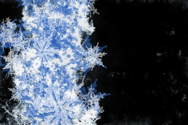 Grunge Snowflake Background